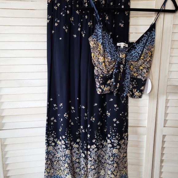 Miley + Molly Pants - Blue 2 piece outfit